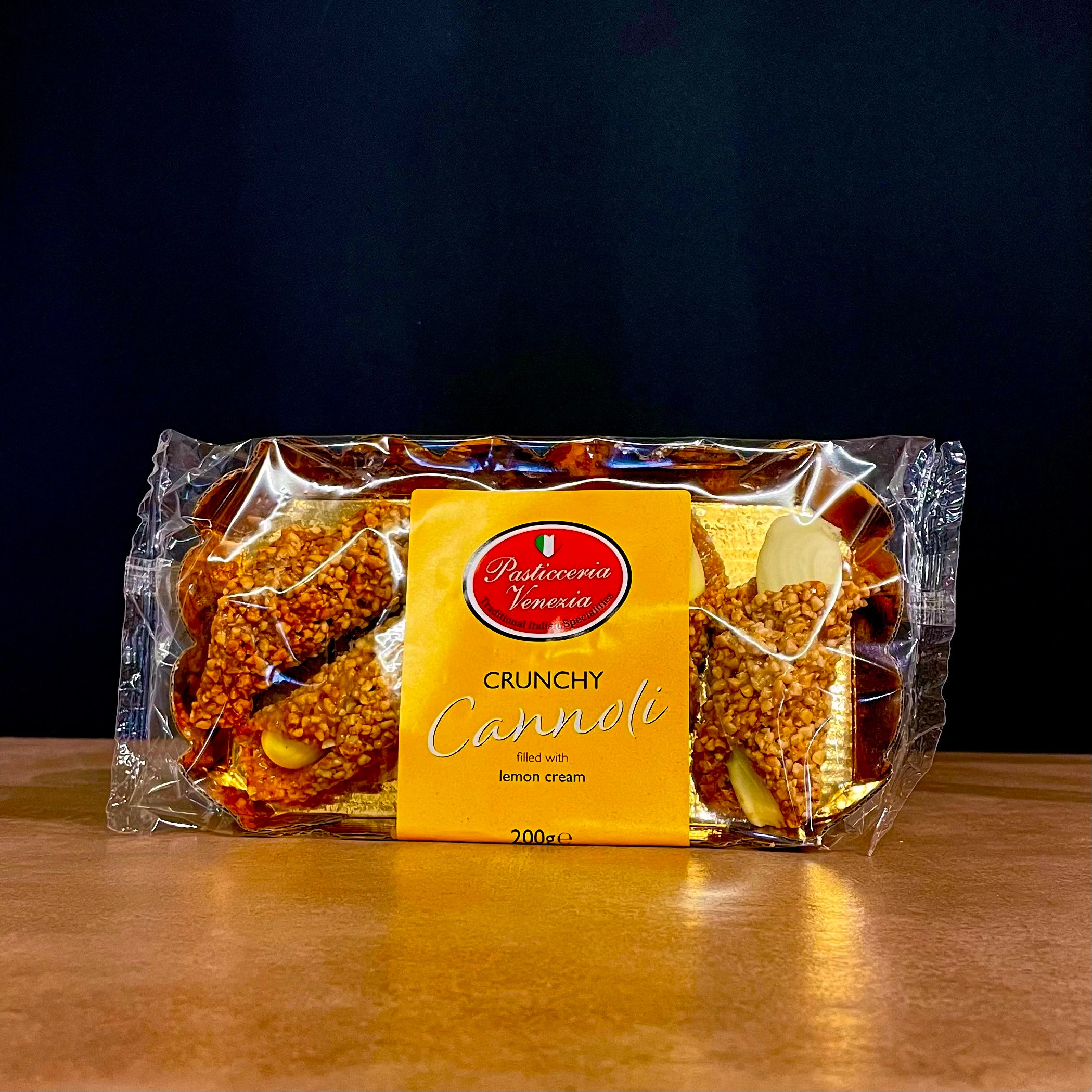 Hazelnut coated Crunchy Lemon Cannolis 200g Olives&Oils(O&O)